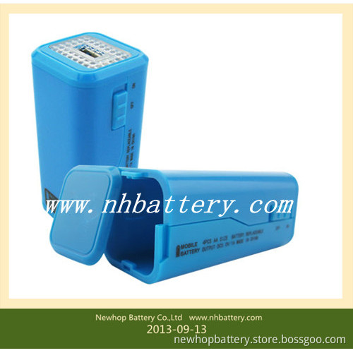 New Arrival 4AA Battery Charger Bank/Portable Power Source, Power Bank, Portable Source